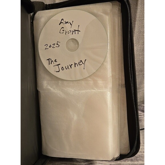 32  Disc CD Case DVD VCD Storage Organize Holder Carry Wallet Zipper Bag Red - Picture 8 of 8